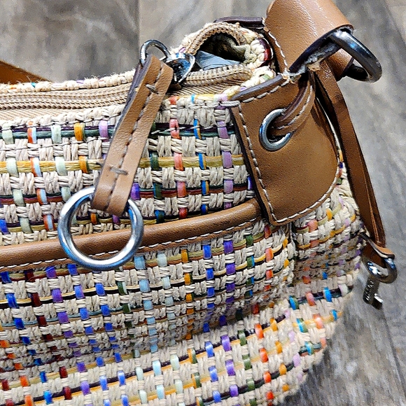 Fossil Shoulder Bag Woven Vintage - Picture 6 of 12